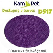 Sada 2x sedací vak Praline 60 Comfort + taburet barva D517 fialová jasná