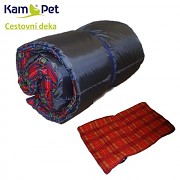 Cestovní deka KamPet ČERNÁ vel. 5 Cestovní deka pro psa šusťáková ČERNÁ Cestovní deka KamPet ČERNÁ vel. 5