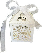 Luxusní dárková krabička na cukroví na svatební mandle či dárky